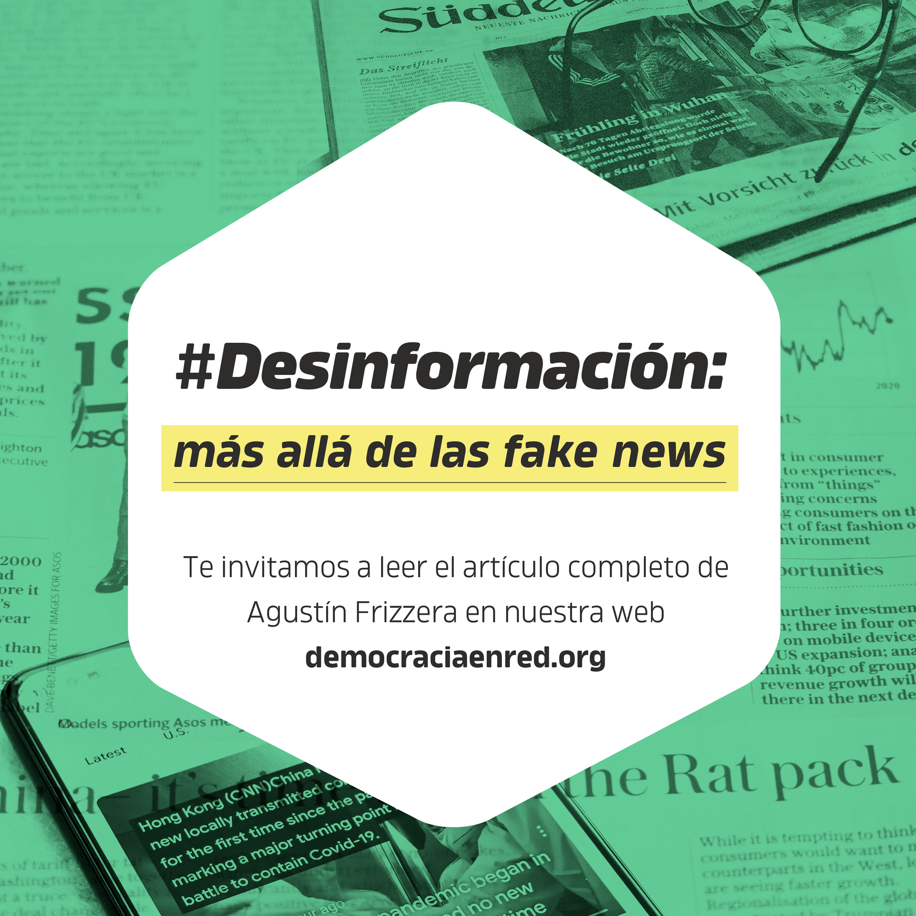 Imagen del recurso #Desinformación